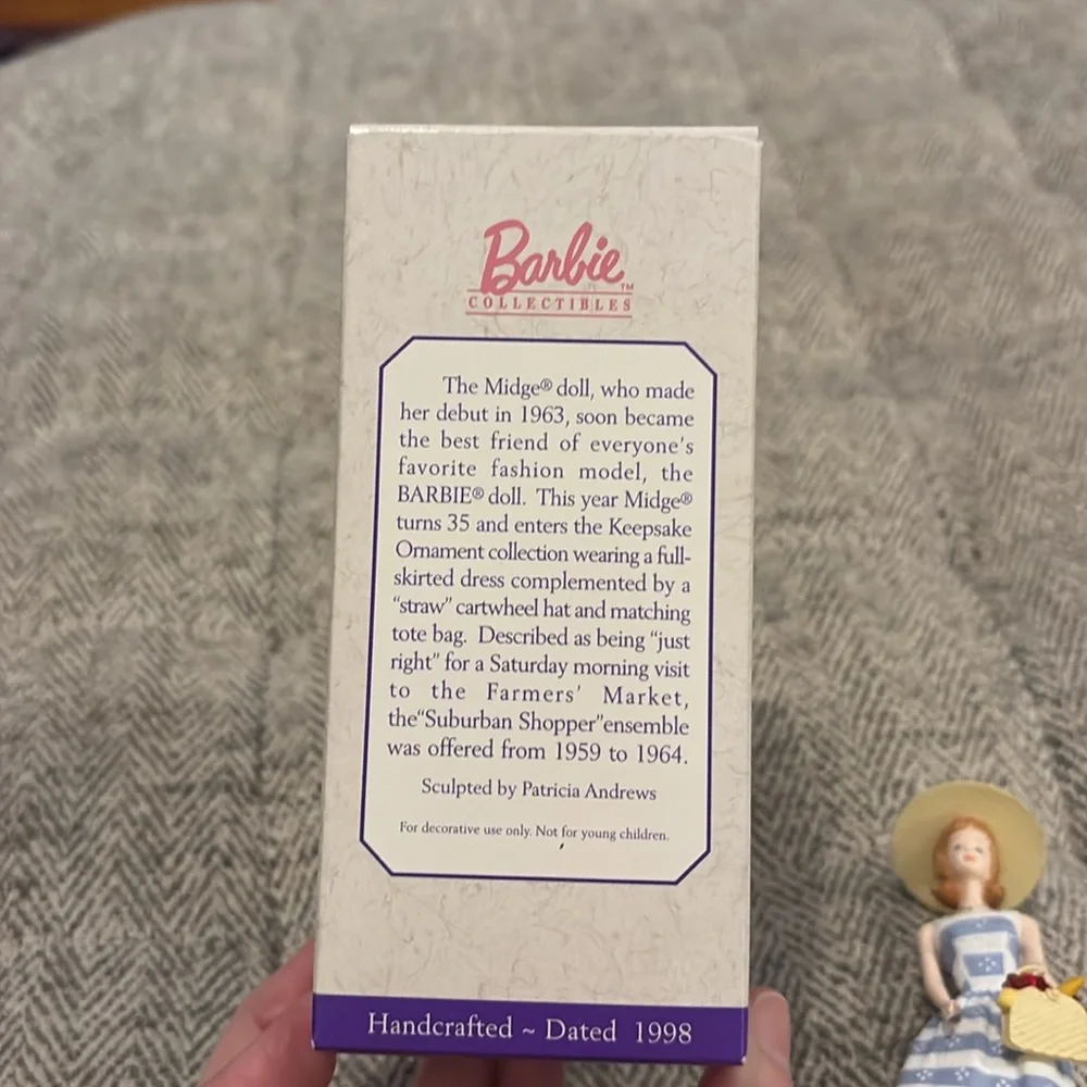 1998 Hallmark Christmas ornament featuring Midge Suburban Shopper